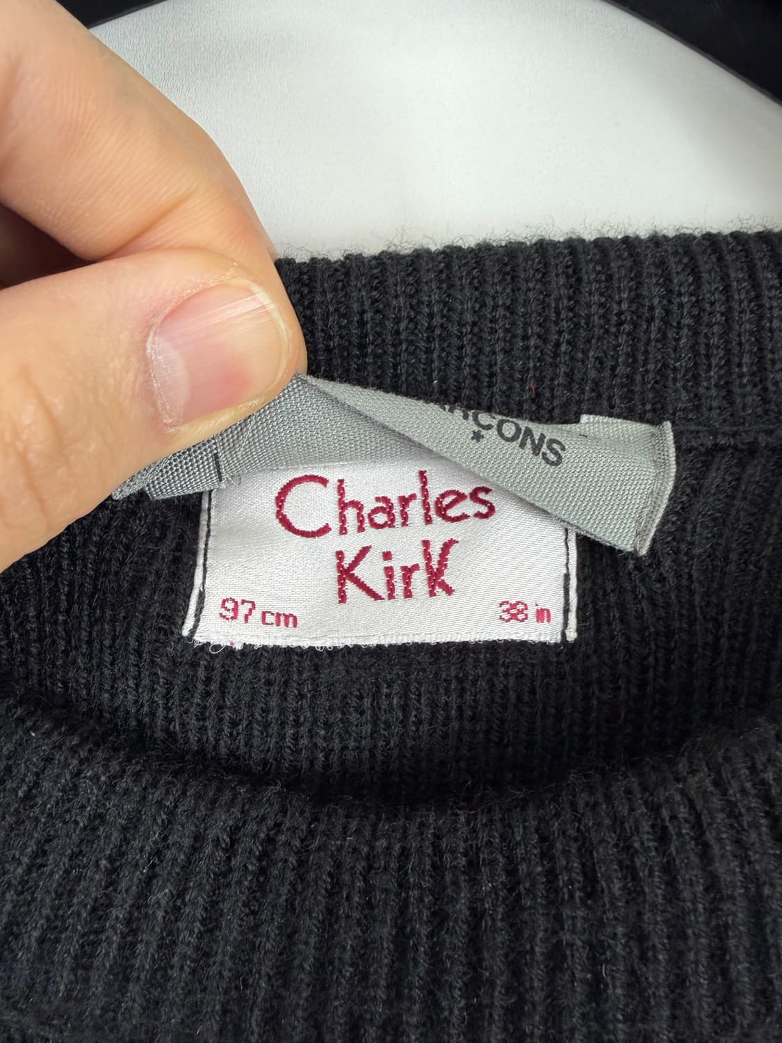 a40) 꼼데가르송 x 찰스 커크 CDG 니트 상품이미지4