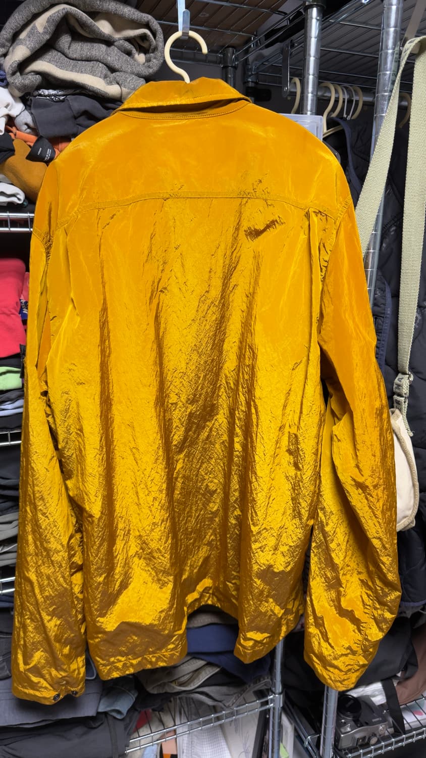 스톤아일랜드 나일론메탈 오버셔츠 옐로우 xxl 상품이미지2