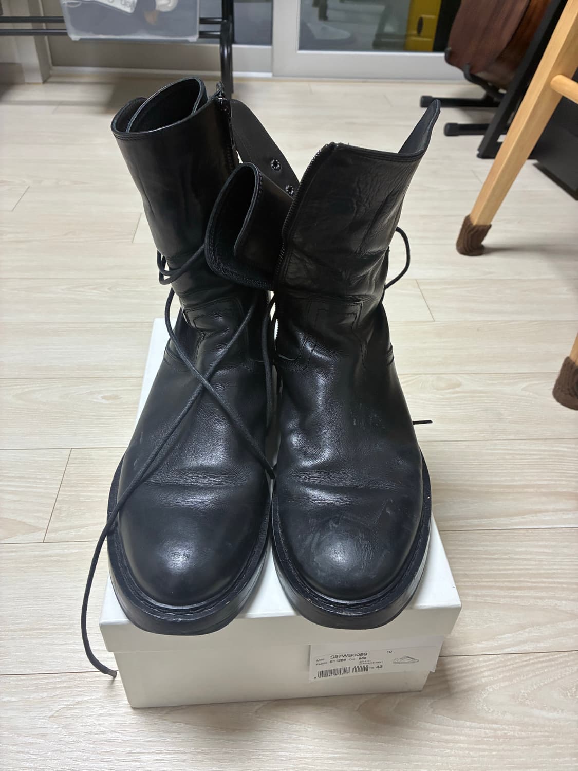 앤드뮐미스터 백레이스 부츠 44 상품이미지3