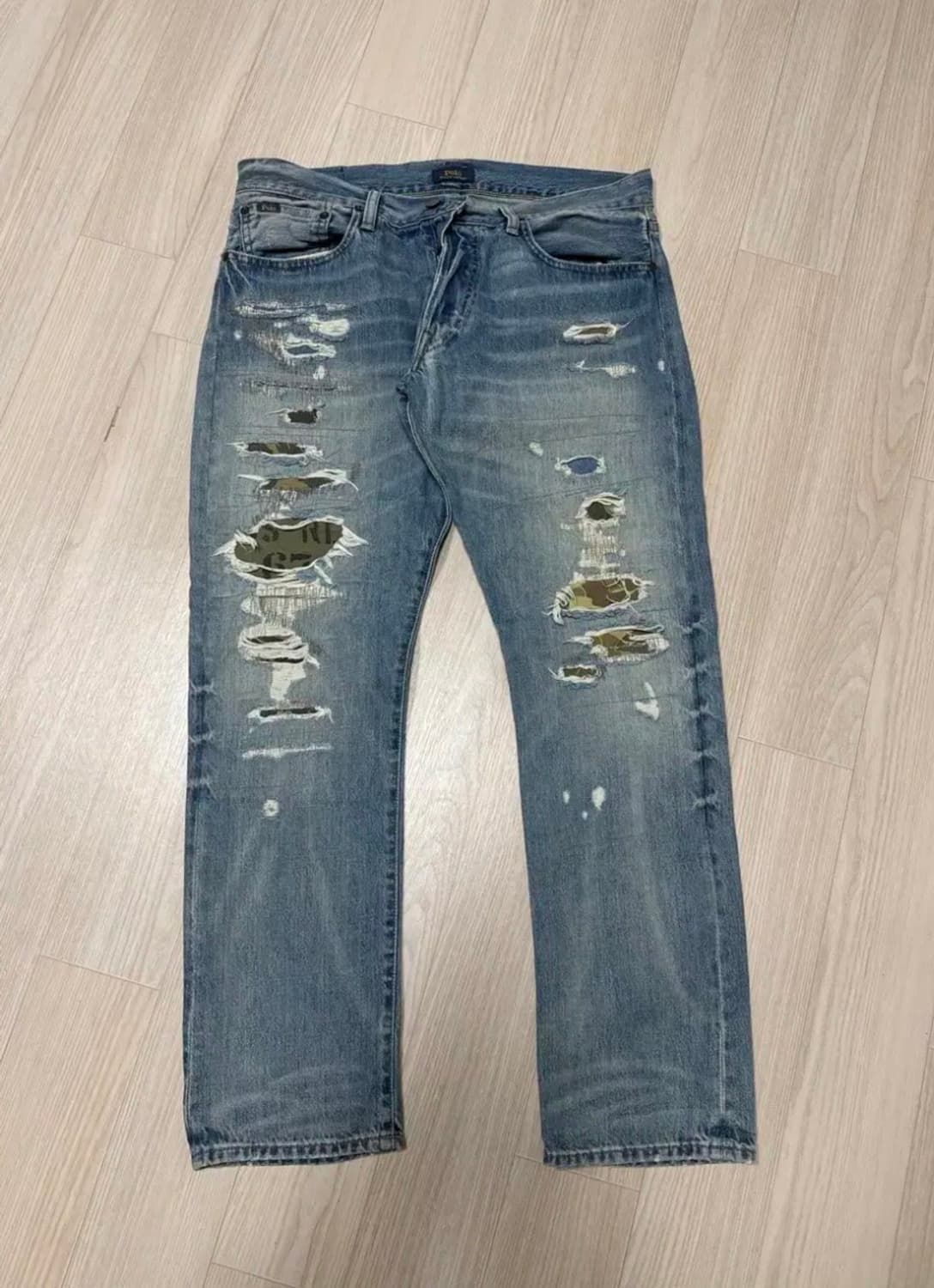 폴로랄프로렌 디스트로이드 밀리터리 데님 팬츠 상품이미지1