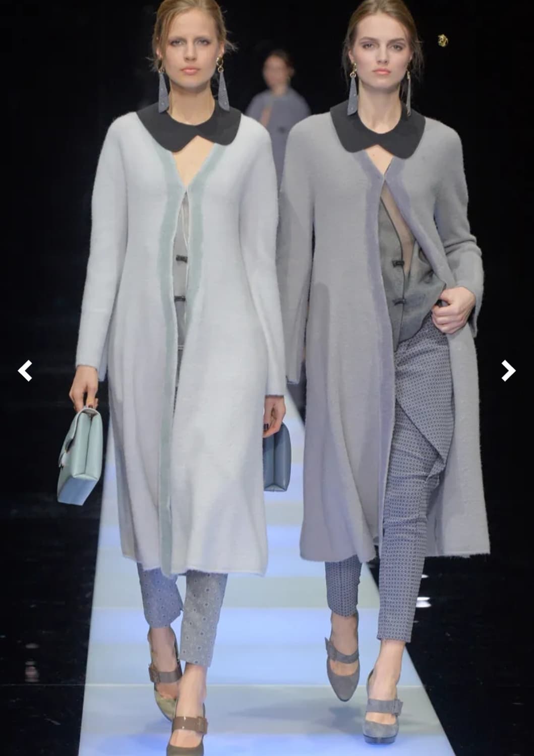 조르지오 아르마니 니트 코트 겸 롱 가디건 GIORGIO ARMANI 상품이미지1