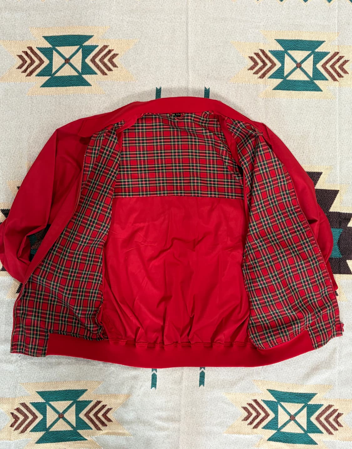 90s 제패니즈 레드 해링턴 스윙탑 자켓 상품이미지7