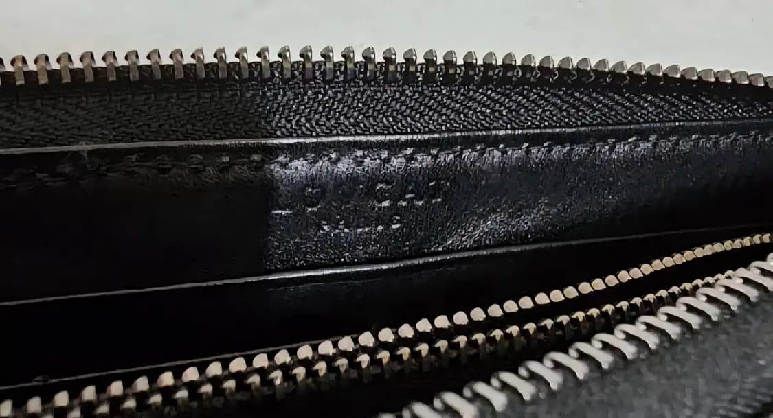 LOVCAT 양가죽 블랙 장지갑  19센티 9센티  상품이미지4