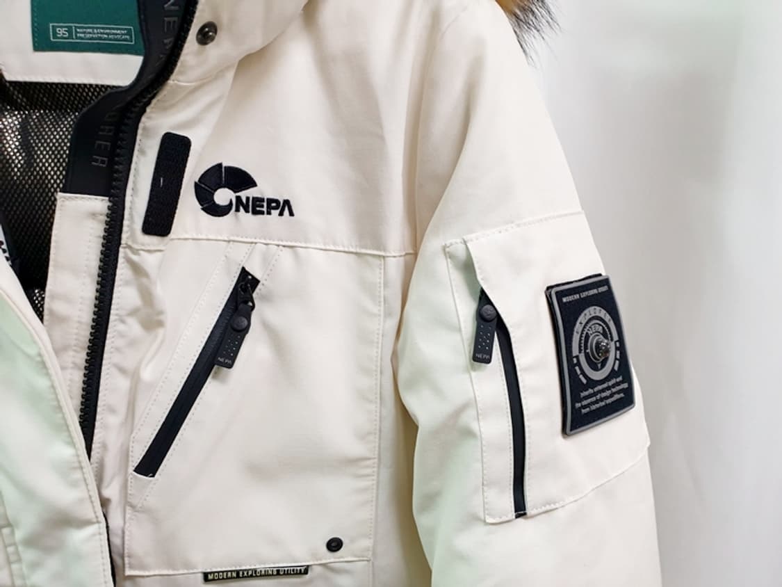 네파 여성 아이보리 구스다운 패딩 95 상품이미지3