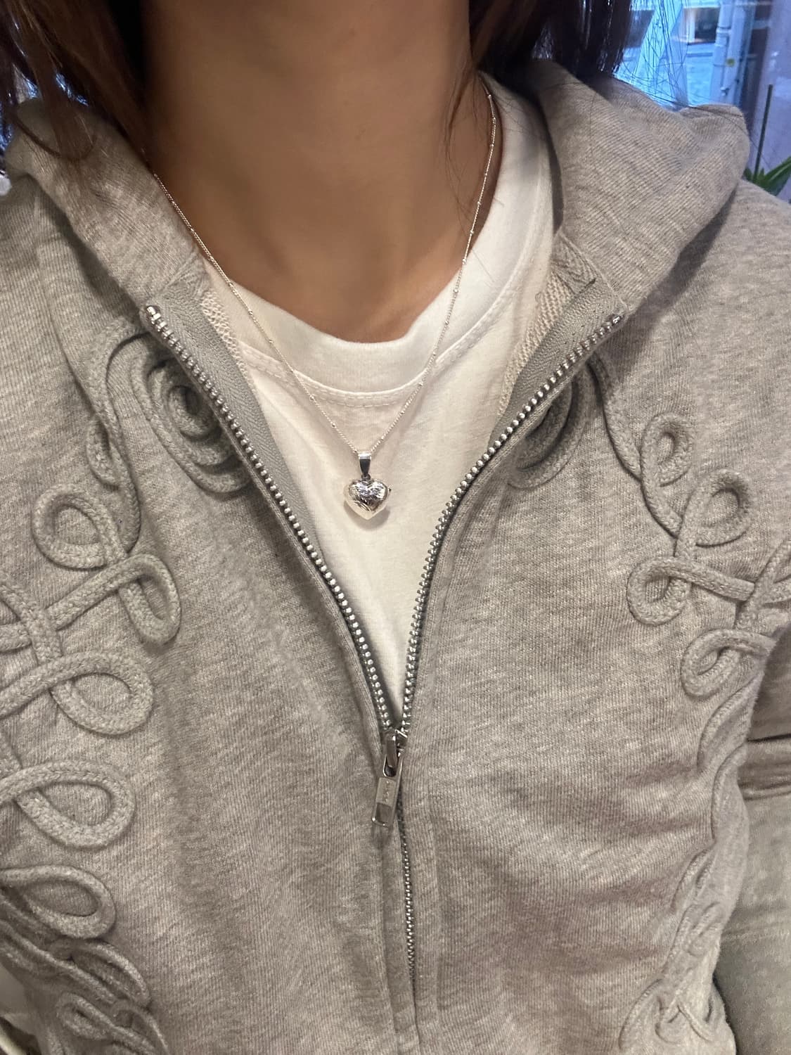 Heart locket 925silver necklace 상품이미지5