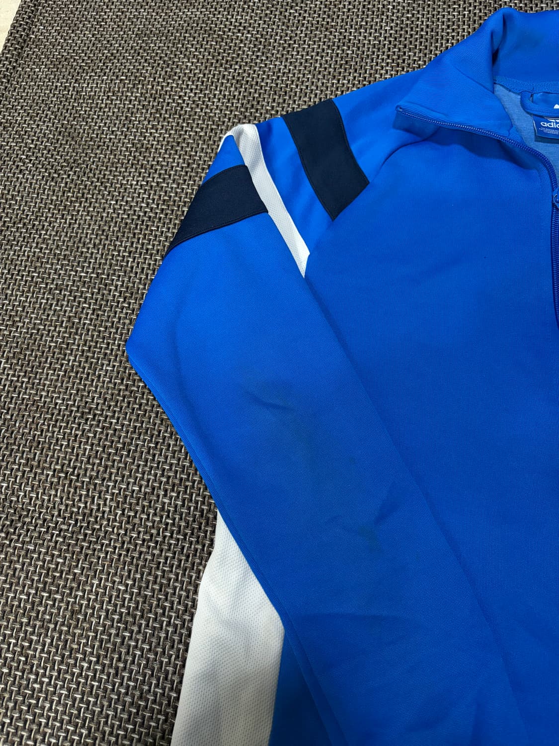 아디다스 블루 트레포일 트랙탑 져지 상품이미지5