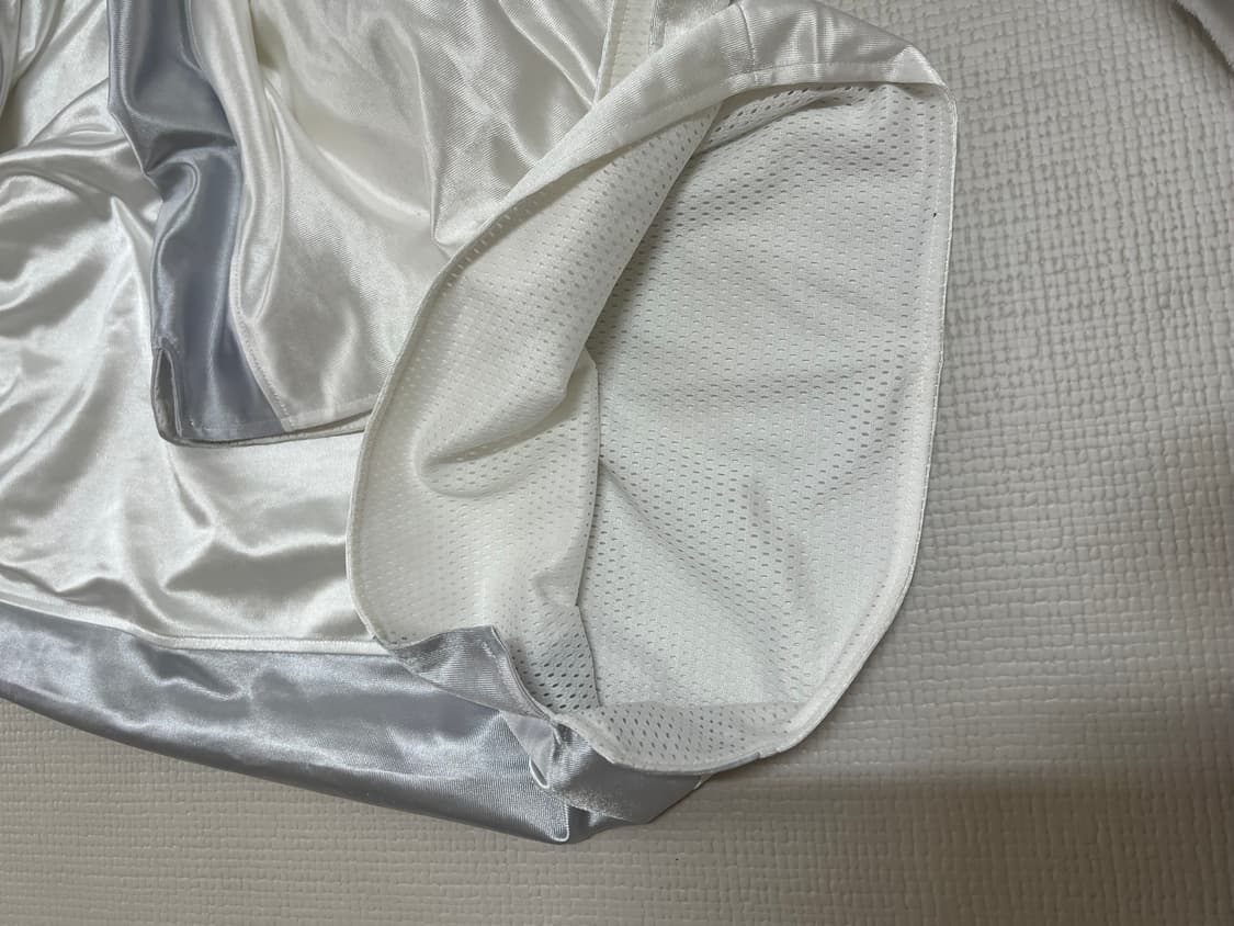 코이세이오 샤이닝 트리콧 쇼츠 화이트 상품이미지4