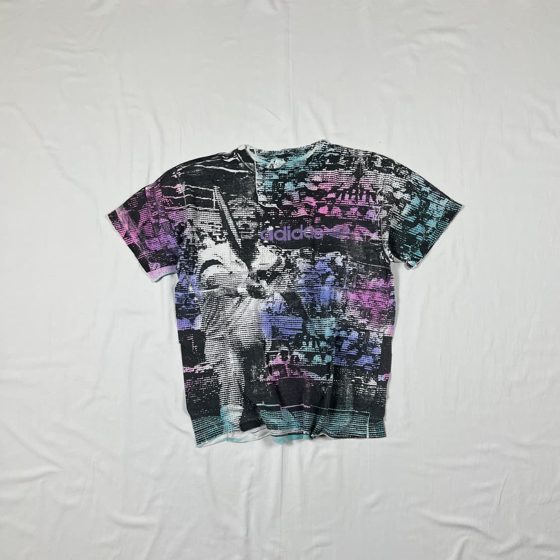 80‘s-90’s 아디다스 adidas 테니스 그래픽 반팔티 상품이미지1