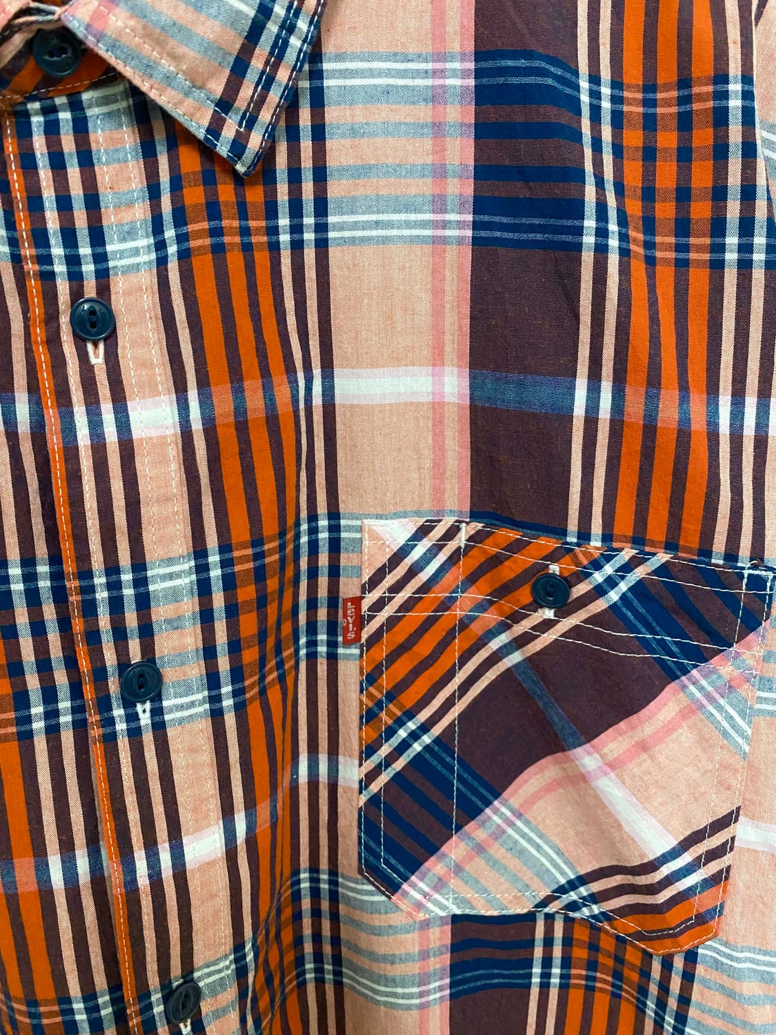 LEVI'S check shirts (2XL) 리바이스 체크 워크셔츠 상품이미지5