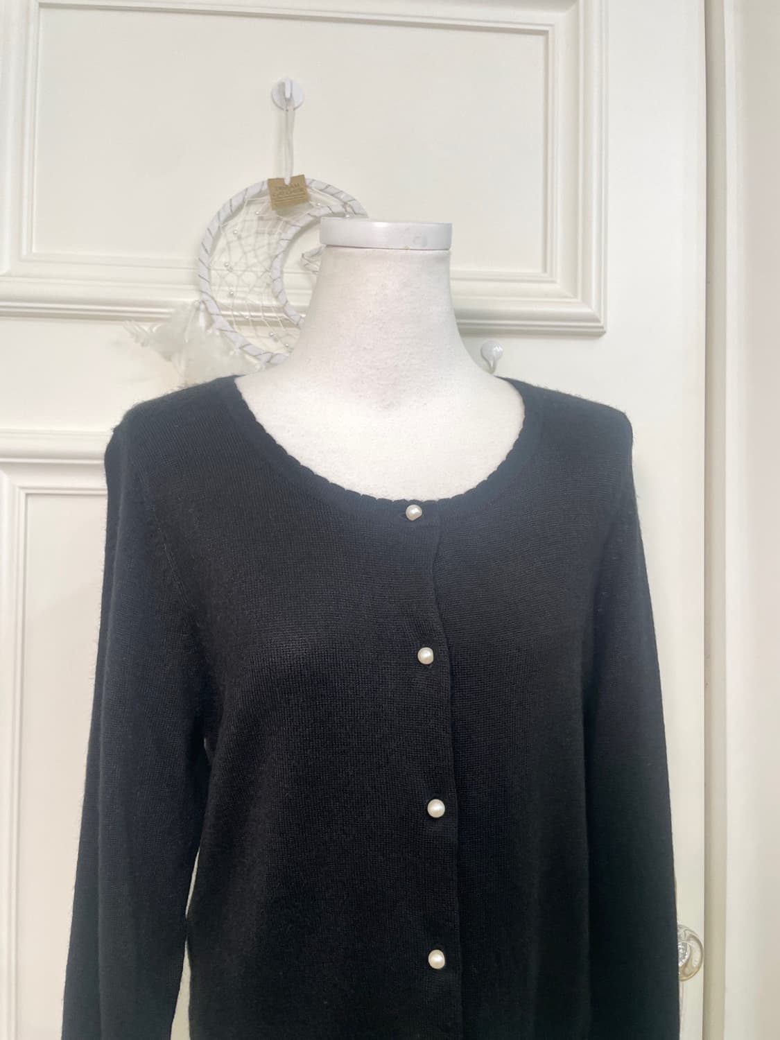 black pearl button basic soft cardigan 상품이미지5