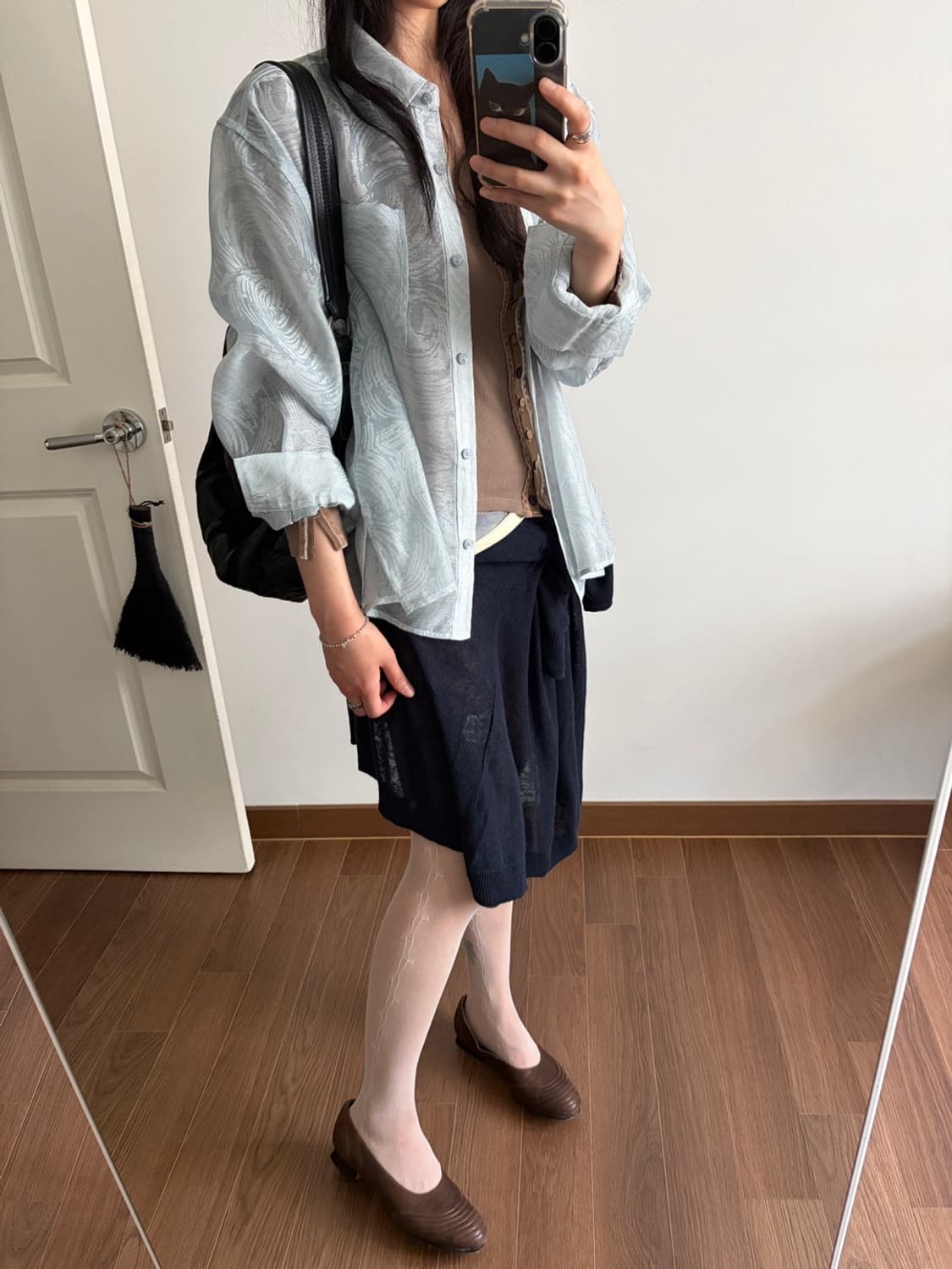 patterned blouse 상품이미지4