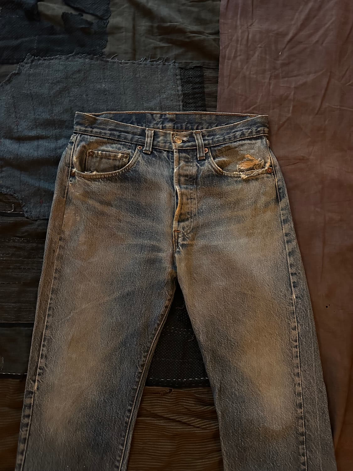 80s USA Vintage Levis 501 Denim Pants 상품이미지2