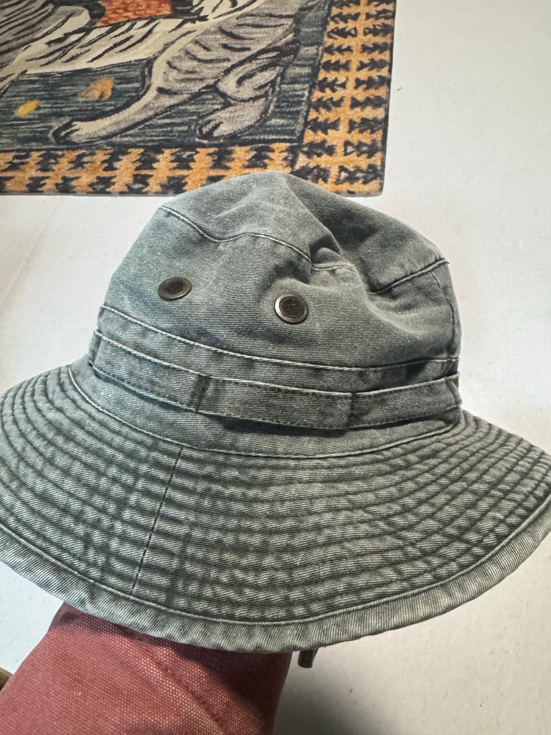 하드락카페 빈티지 워싱 버킷햇 상품이미지2