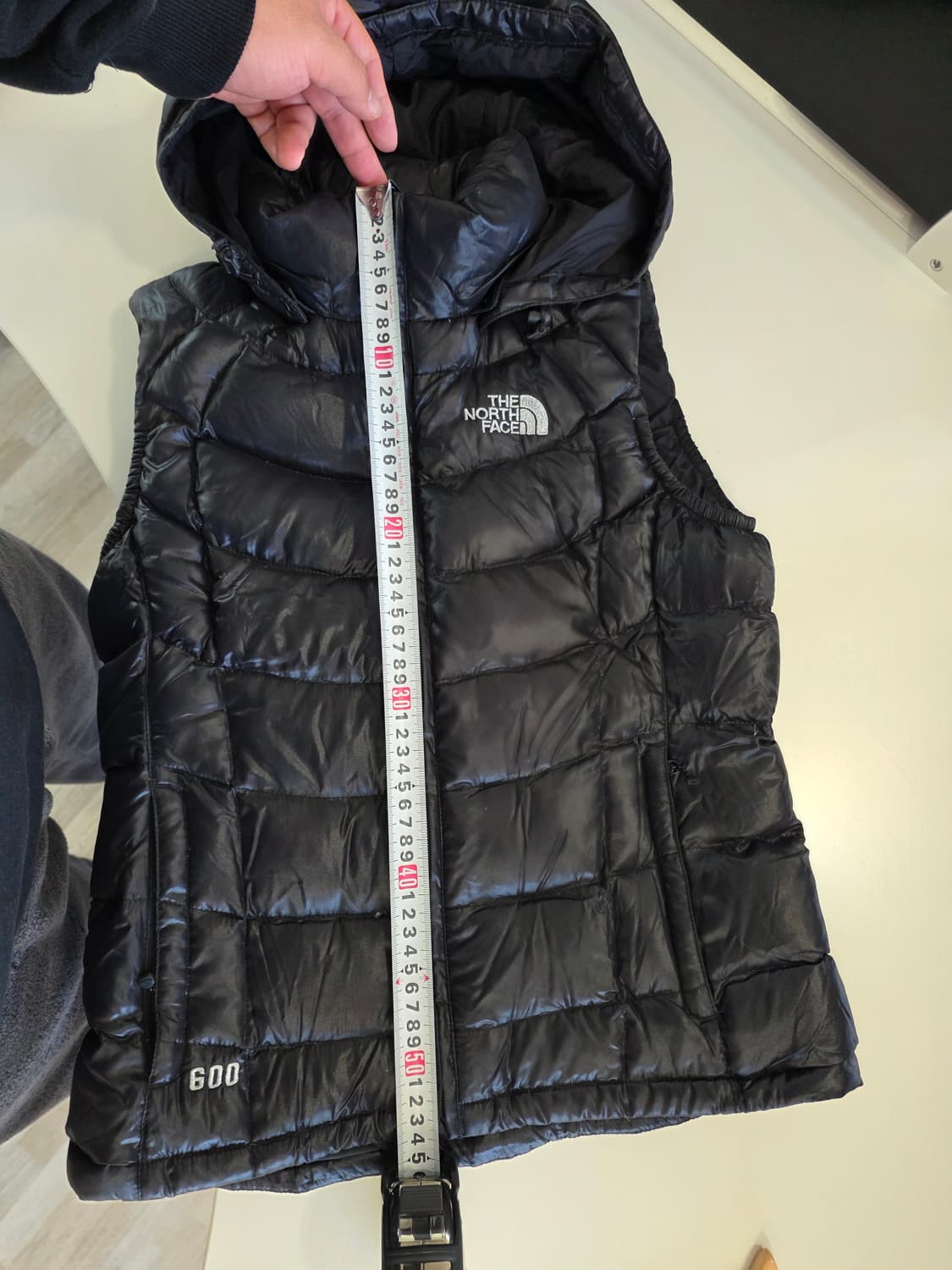 노스페이스 눕시 600 필 파워 블랙 패딩 조끼 S 상품이미지7