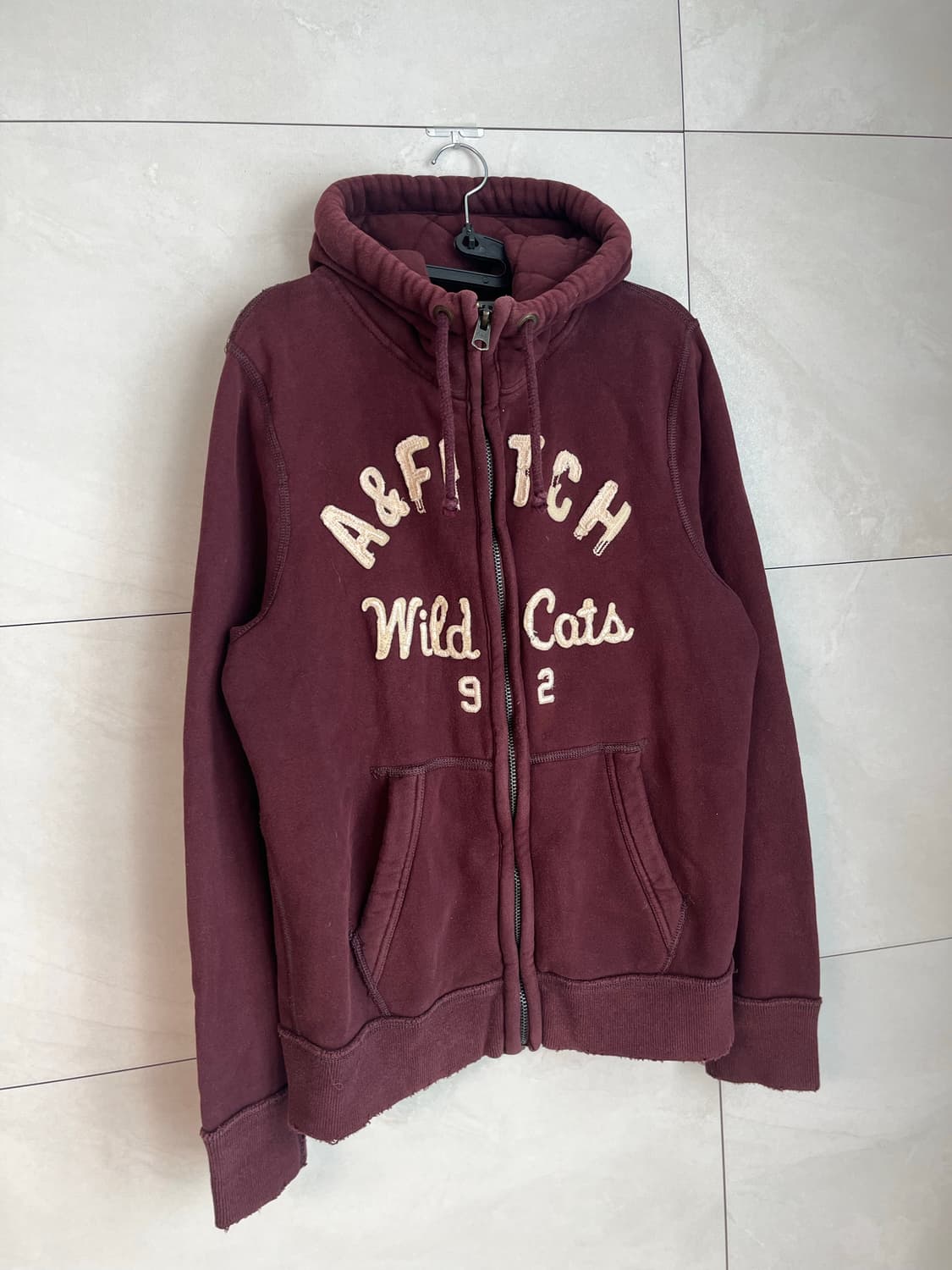 아베크롬비 A&F 후드집업 버건디 (M)  상품이미지2