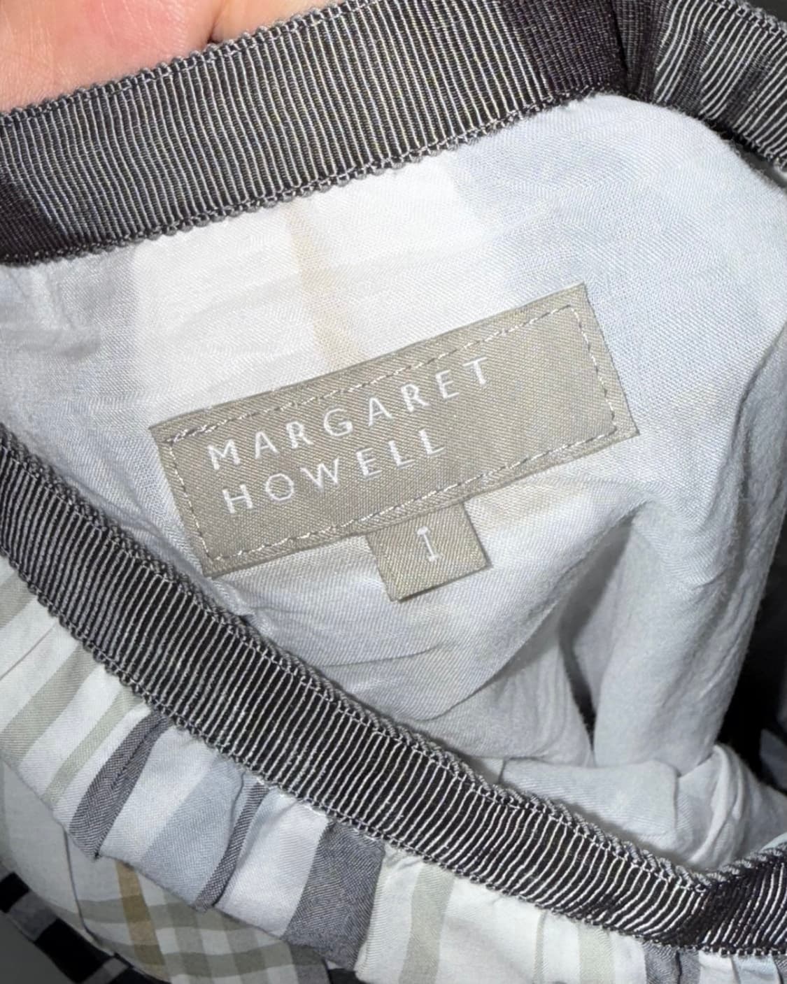 Margaret howell 체크 스커트 상품이미지5