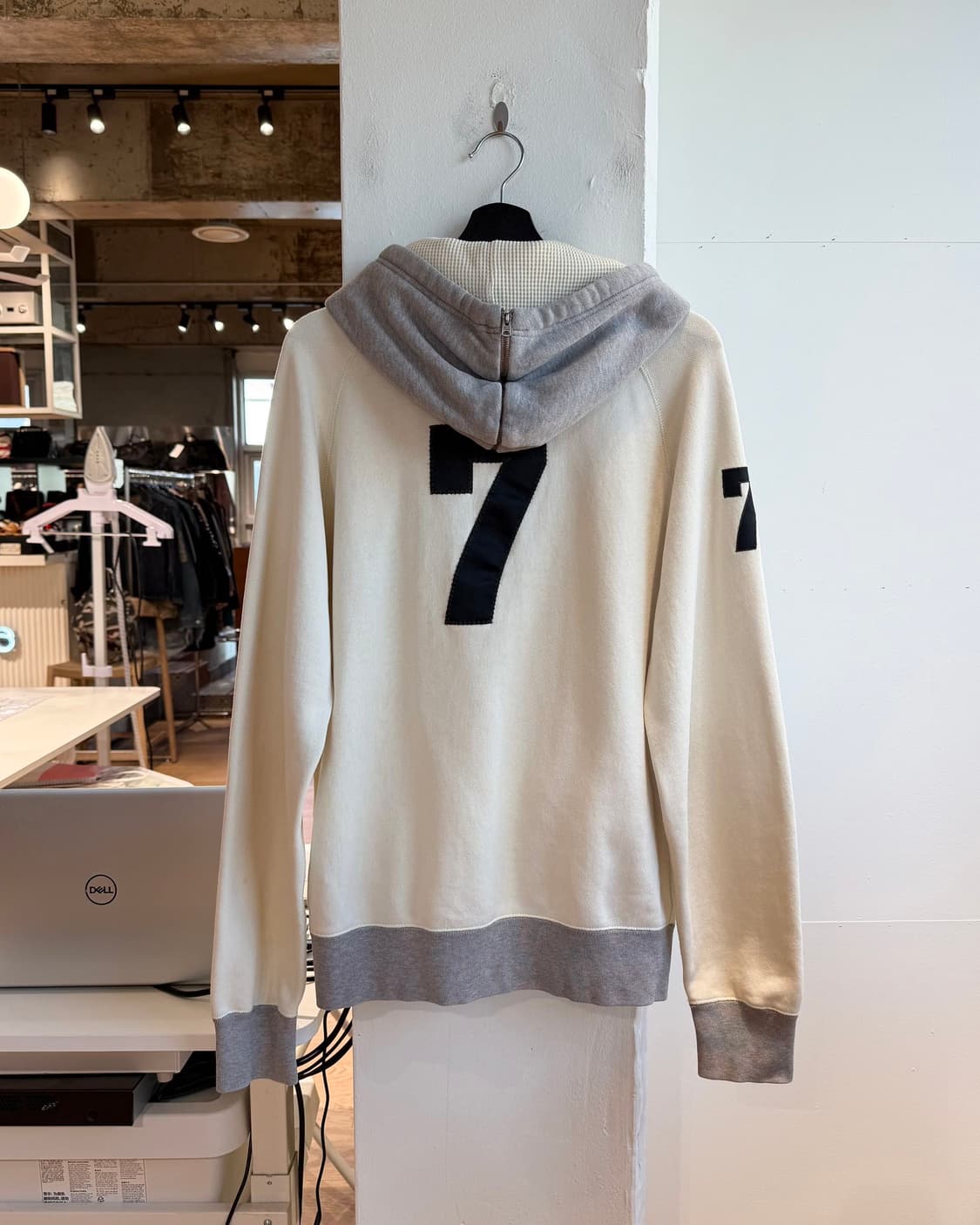 폴로 스포츠 크림 자수 후드집업  상품이미지7