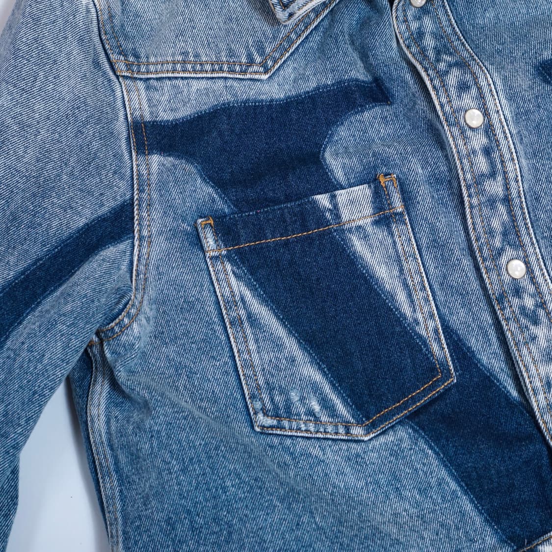 발렌티노 V 로고 데님 자켓 상품이미지8