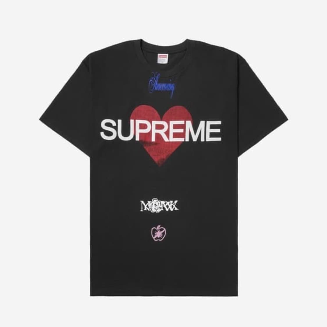 슈프림 어나운싱 티셔츠 블랙 - 25SS 상품이미지1