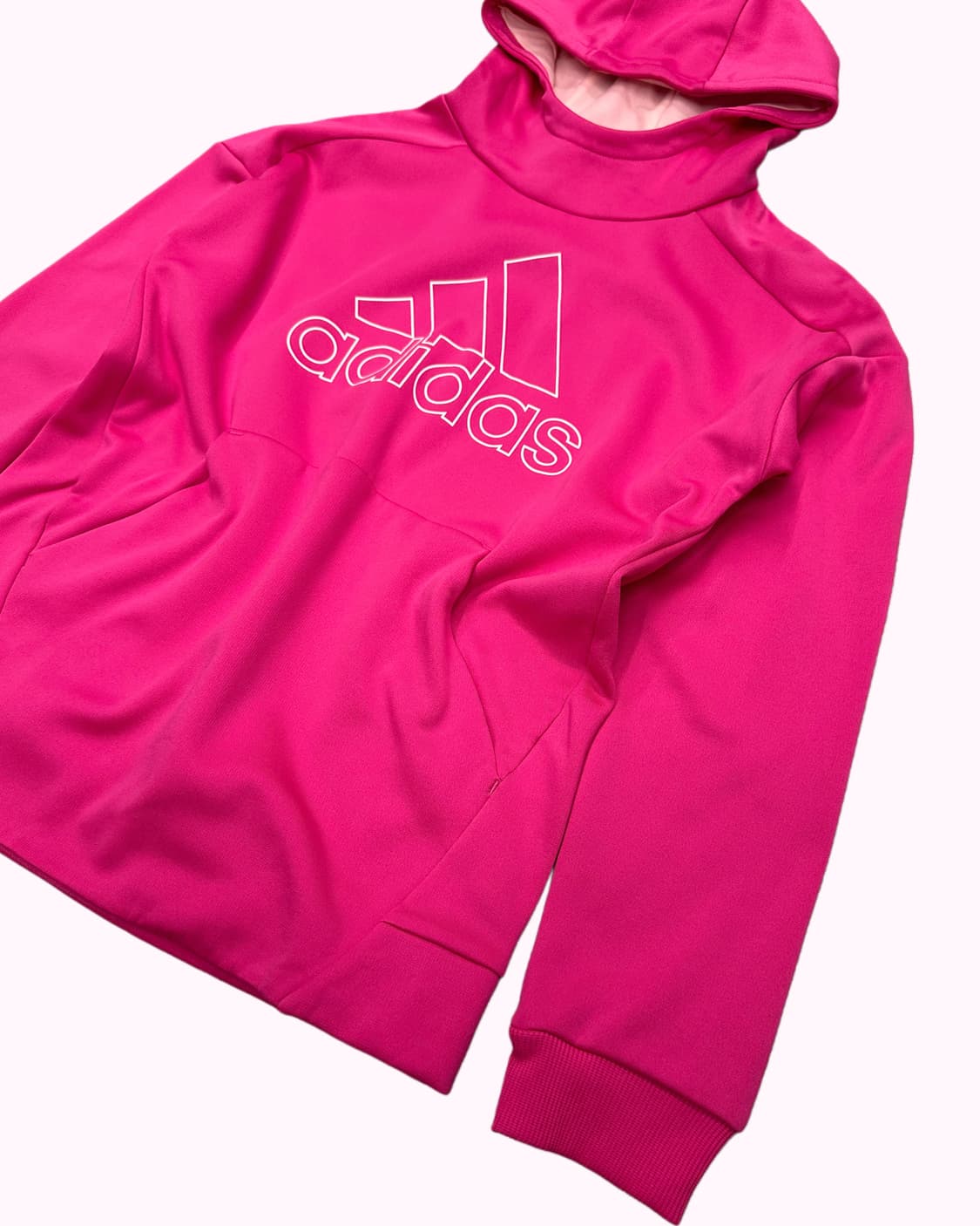 pink logo sporty hood t-shirt 상품이미지2
