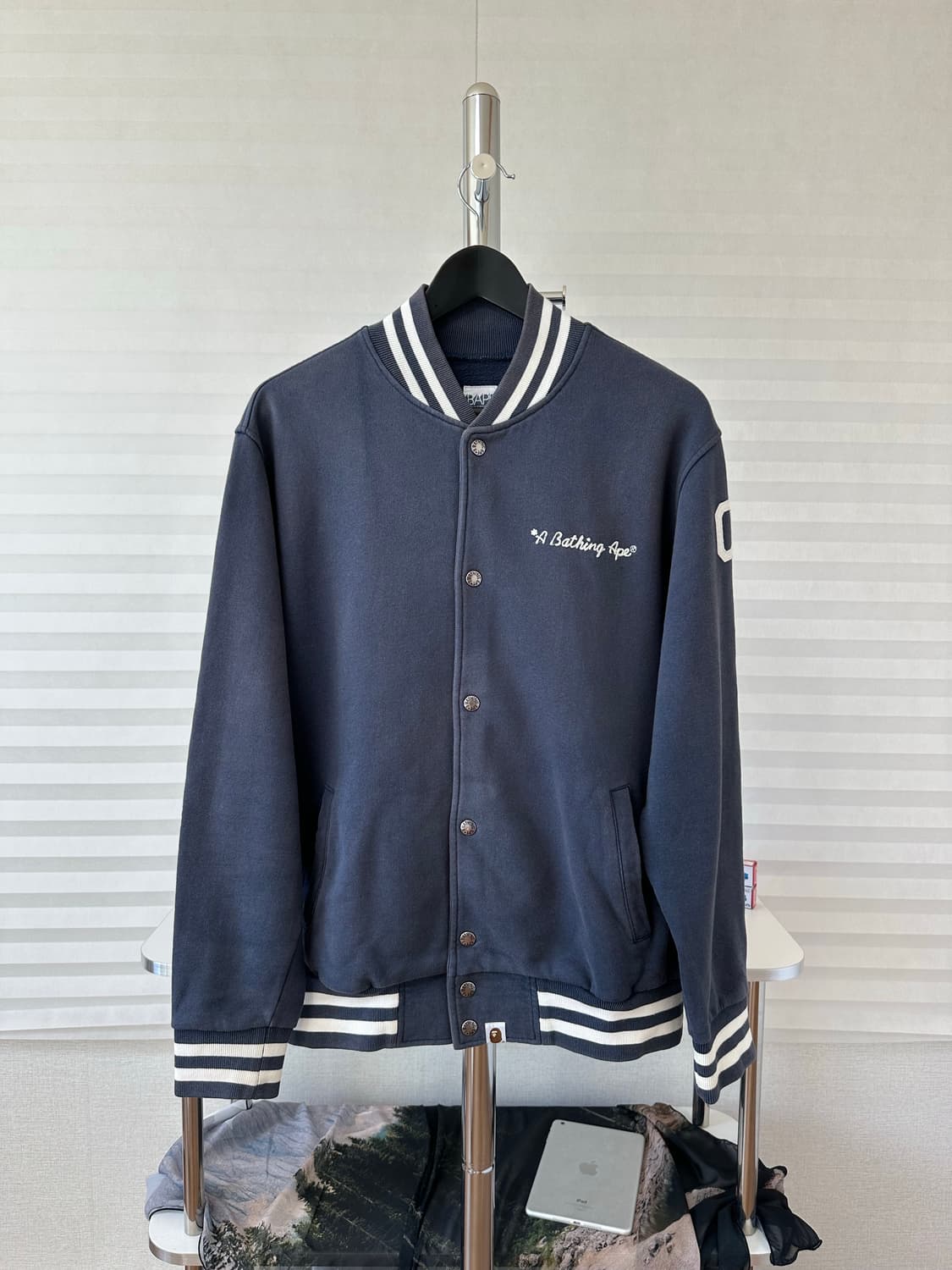 00s 베이프 제너럴 코튼 바시티 자켓 상품이미지2