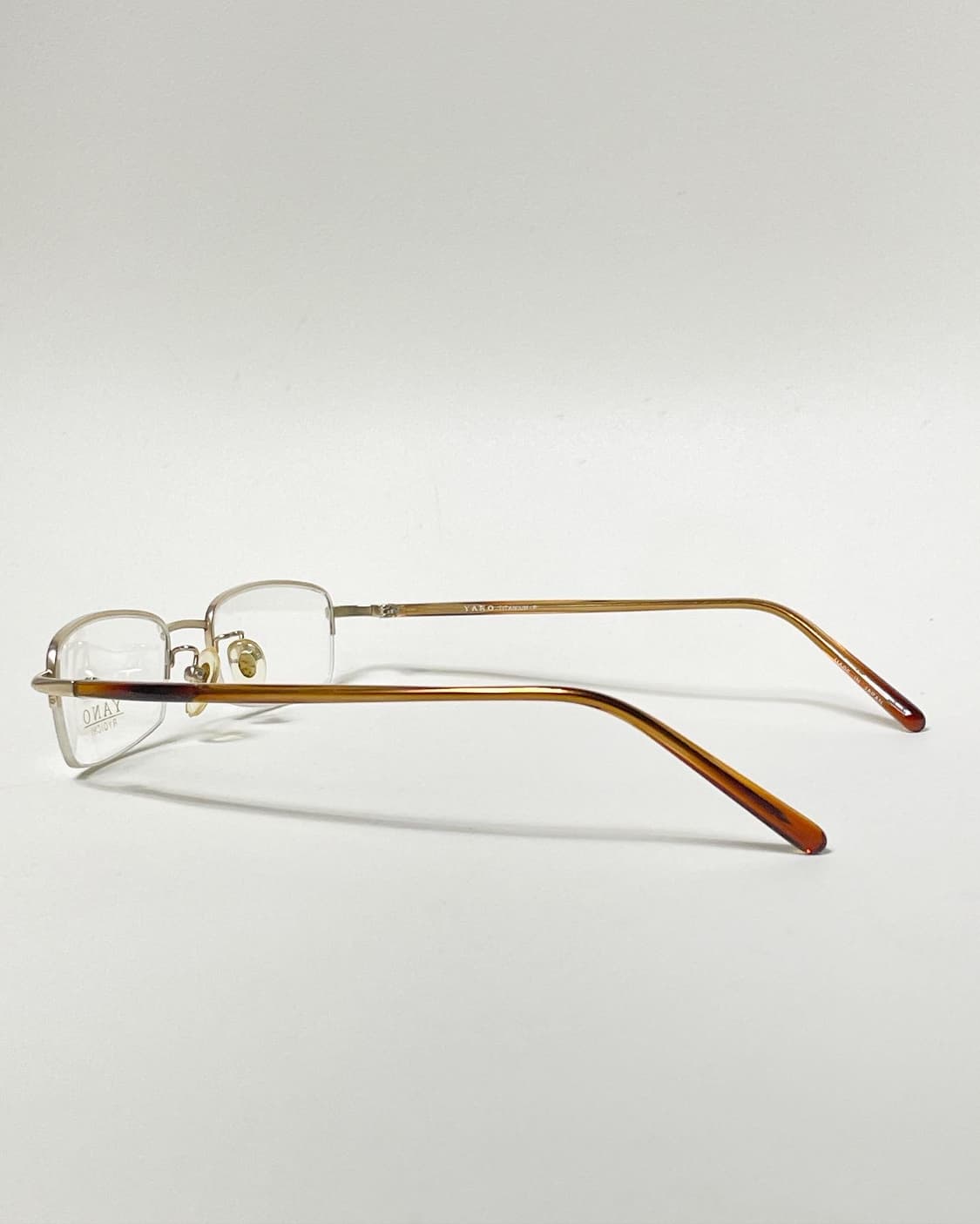 90s 일본제 Yano Ryoich 반무테 티타늄 안경 상품이미지4