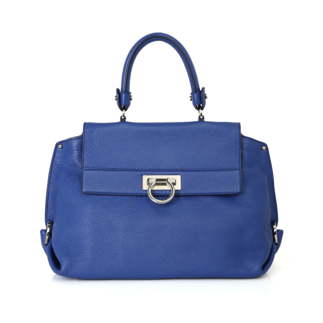 페라가모 소피아 토트백 블루 간치니 보스턴 21F896 상품이미지1