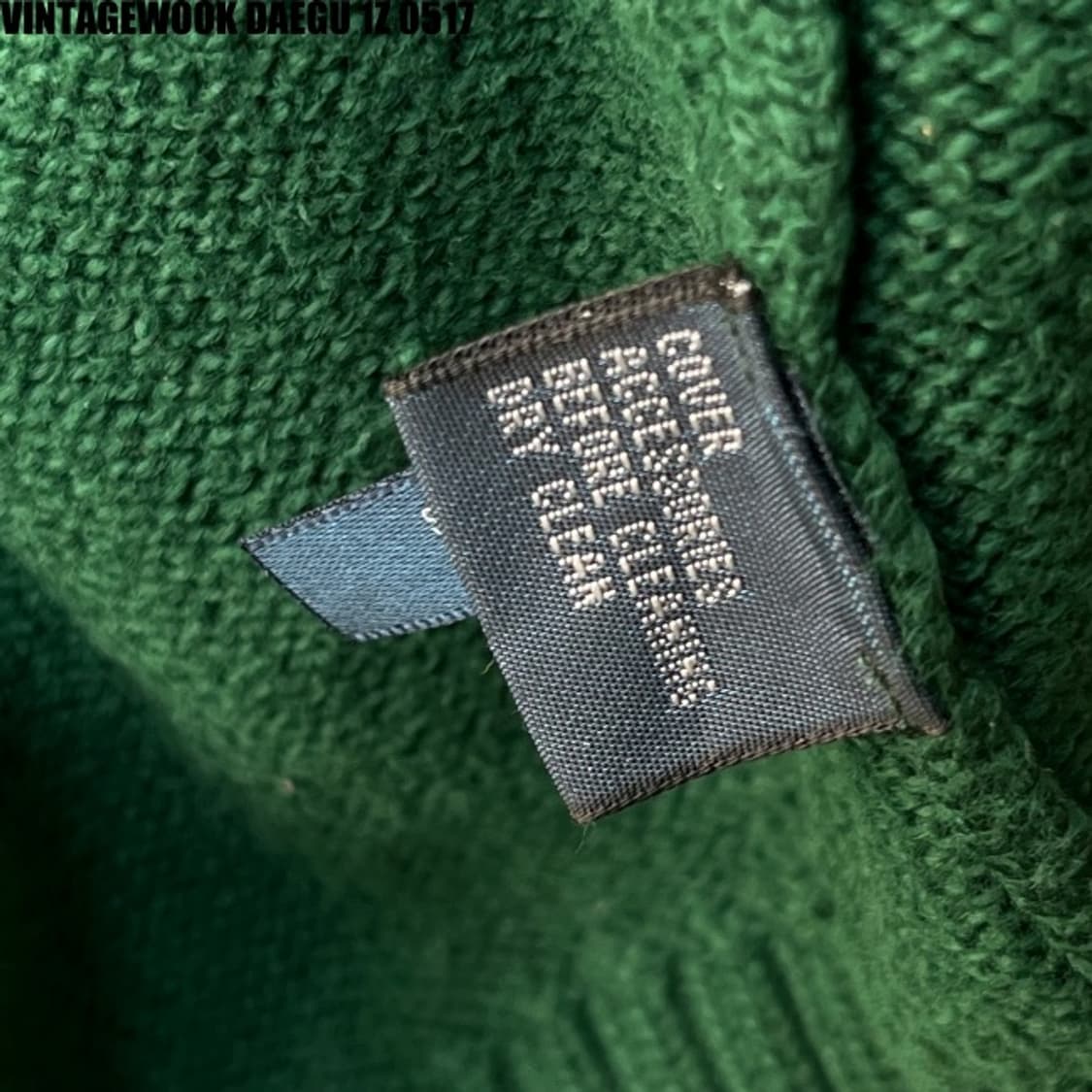 폴로 반집업 코튼 니트 상품이미지5