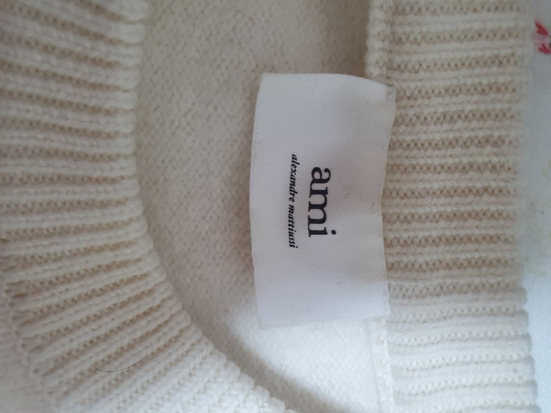 아미 인타르시아 빅하트 로고 니트 상품이미지3