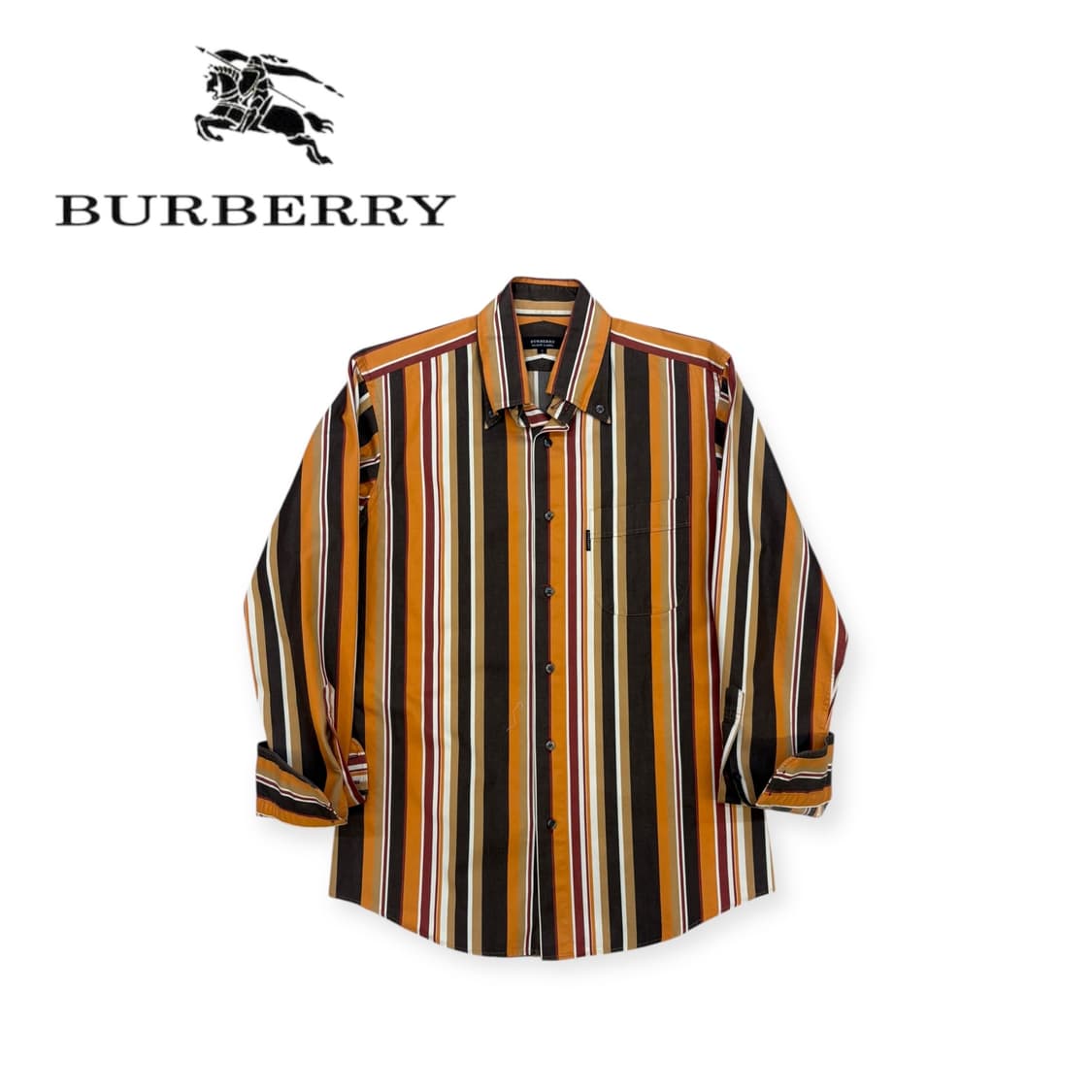 버버리 블랙라벨 스트라이프 셔츠  상품이미지1
