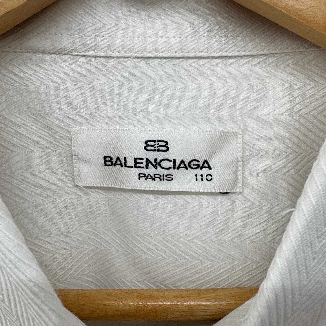 발렌시아가 헤링본 긴팔 셔츠 남성 XXL 상품이미지4