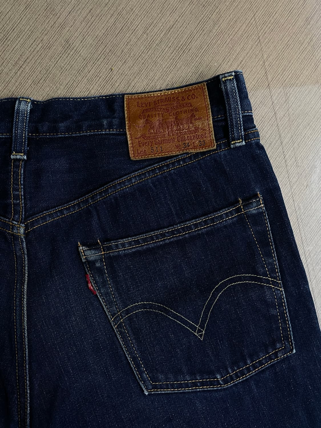 [34] Levi’s 리바이스 511 셀비지 데님 빈티지 청바지 상품이미지4