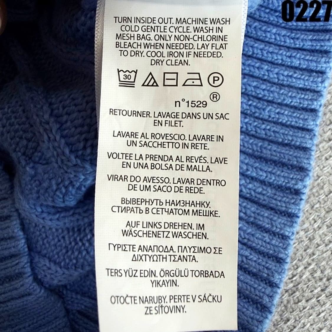 폴로 랄프로렌 케이블 니트 스웨터 L 0227 신형  상품이미지7