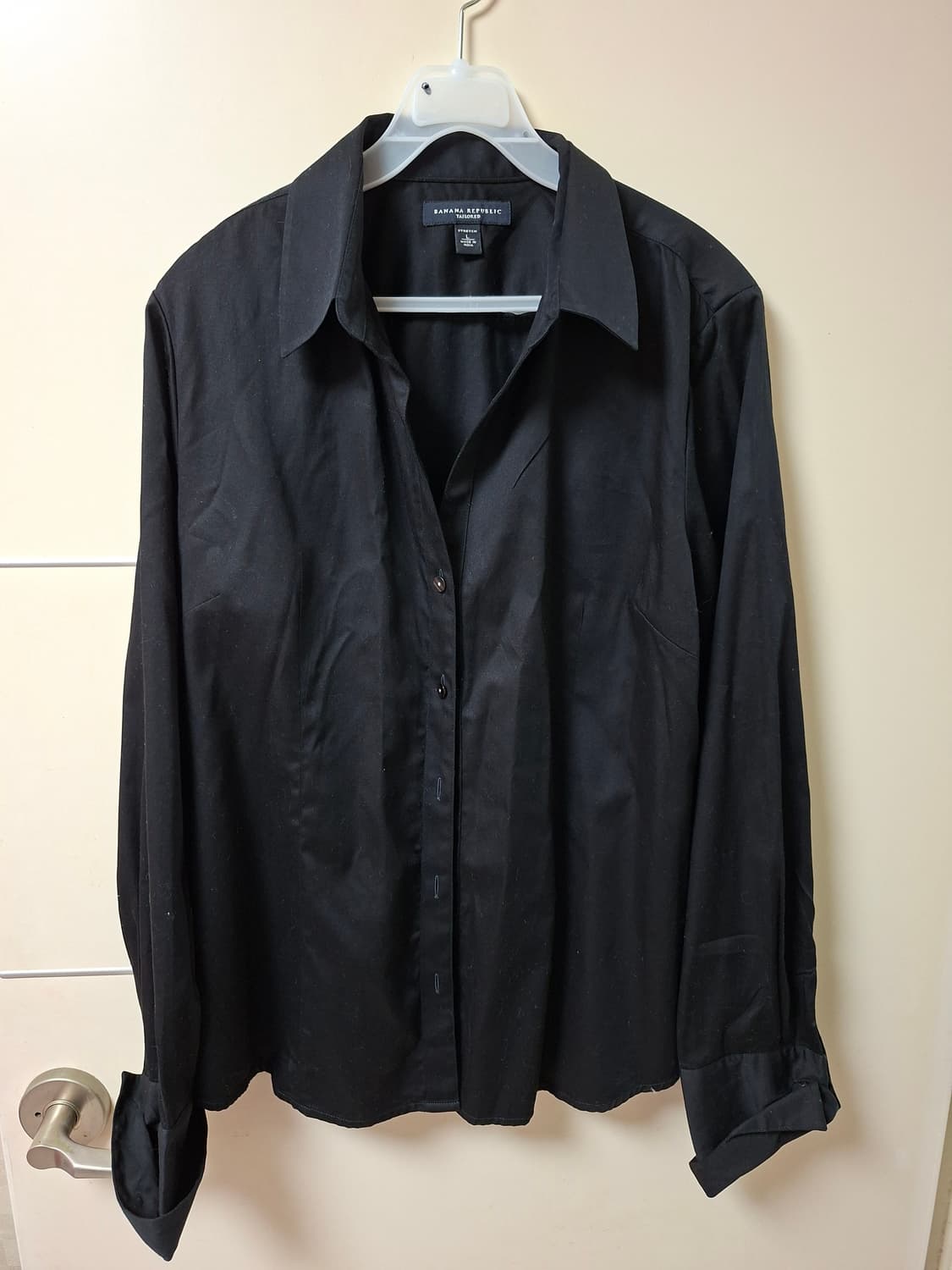 [여성] 바나나리퍼블릭 정품 블랙 셔츠 L사이즈 상품이미지1