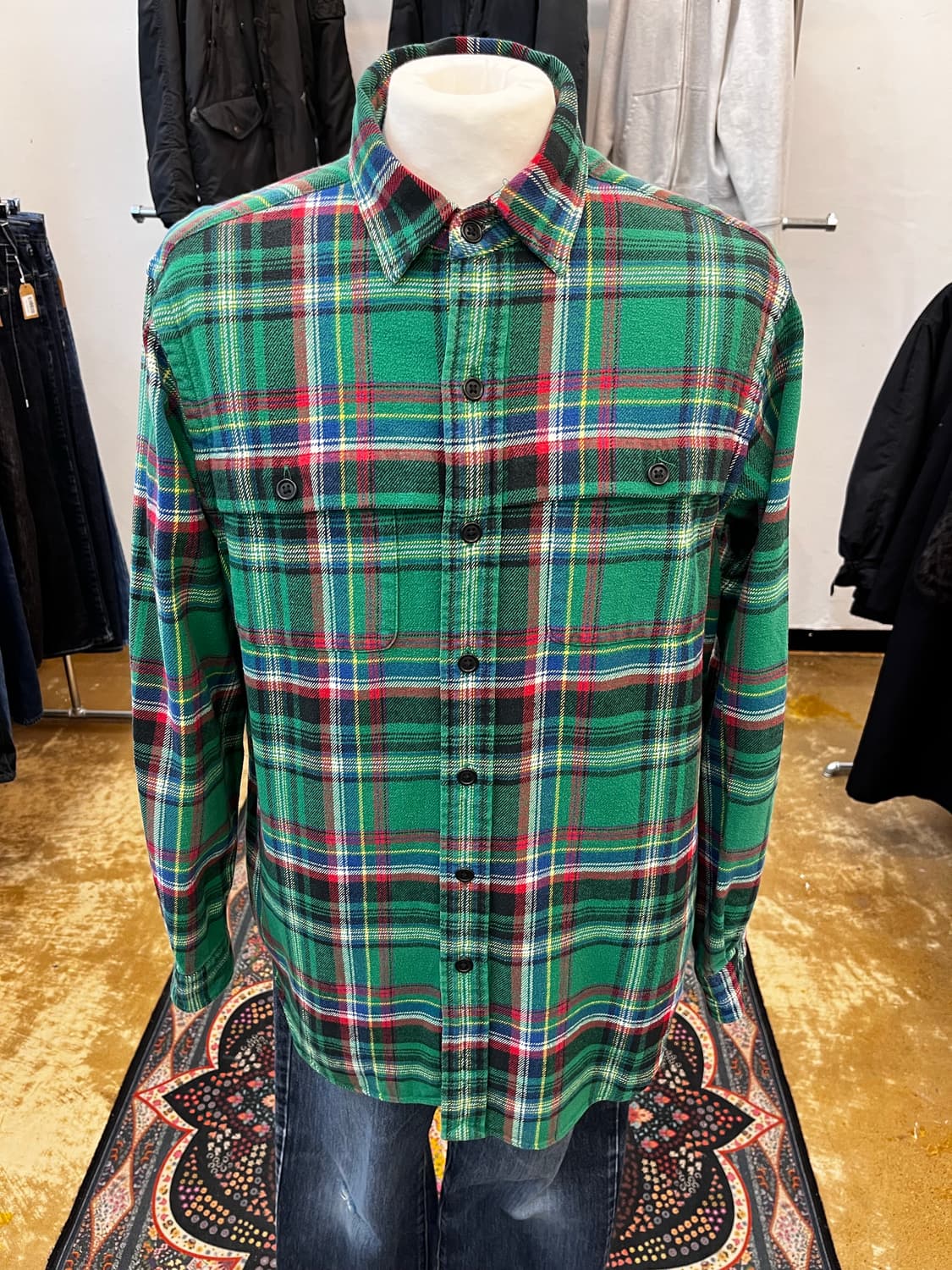 폴로 랄프 로렌 플란넬 체크 셔츠 상품이미지2