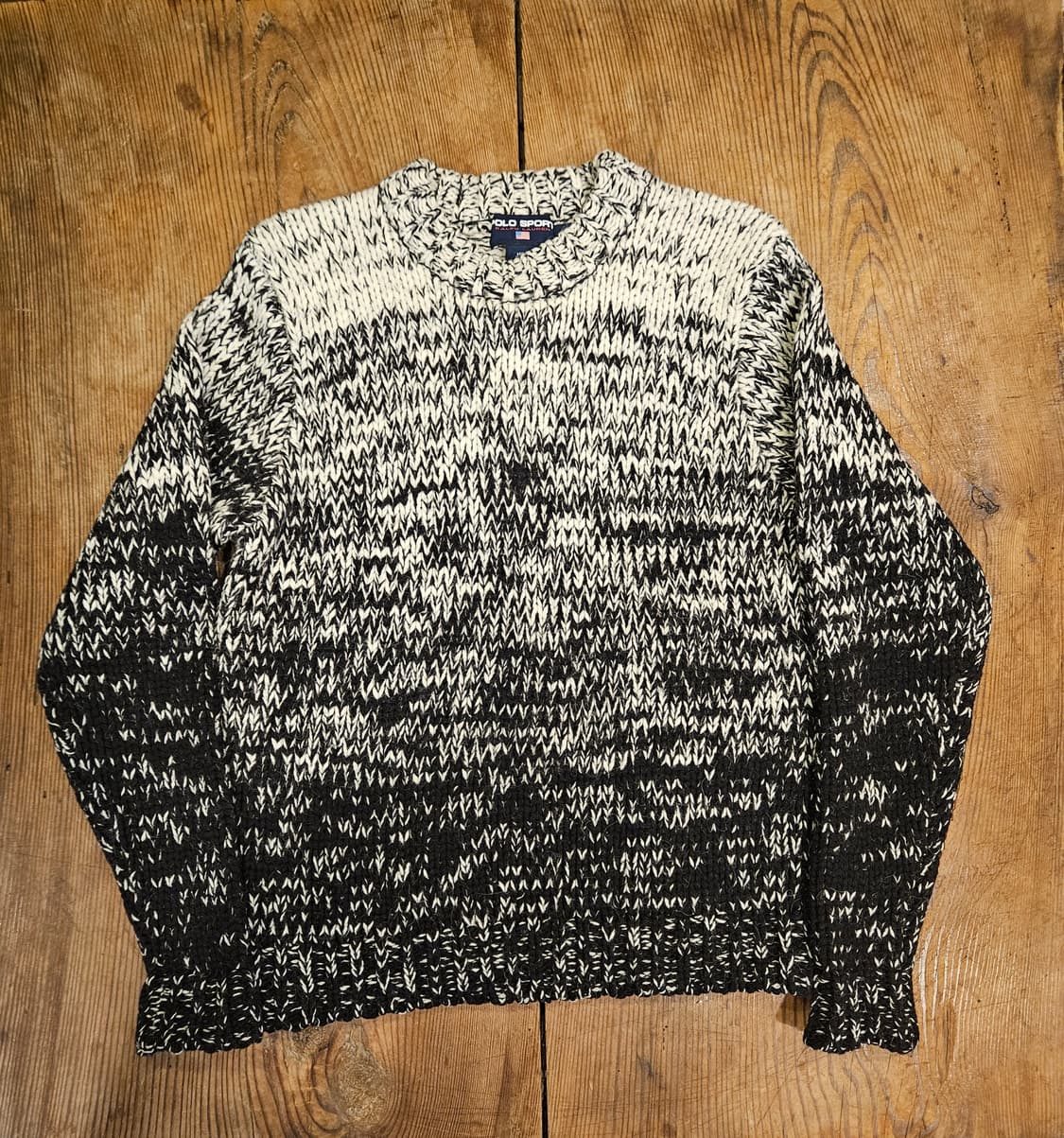 90s 빈티지 폴로 스포츠 헤비 울 니트 상품이미지1