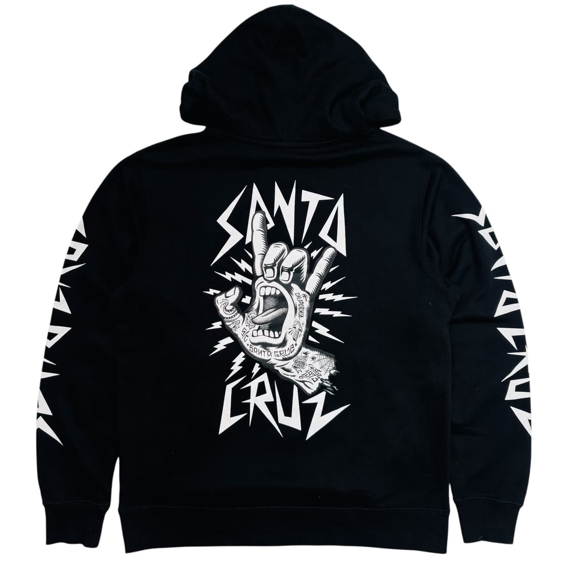 산타크루즈 핸드 타투 블랙 후드티 M 상품이미지1
