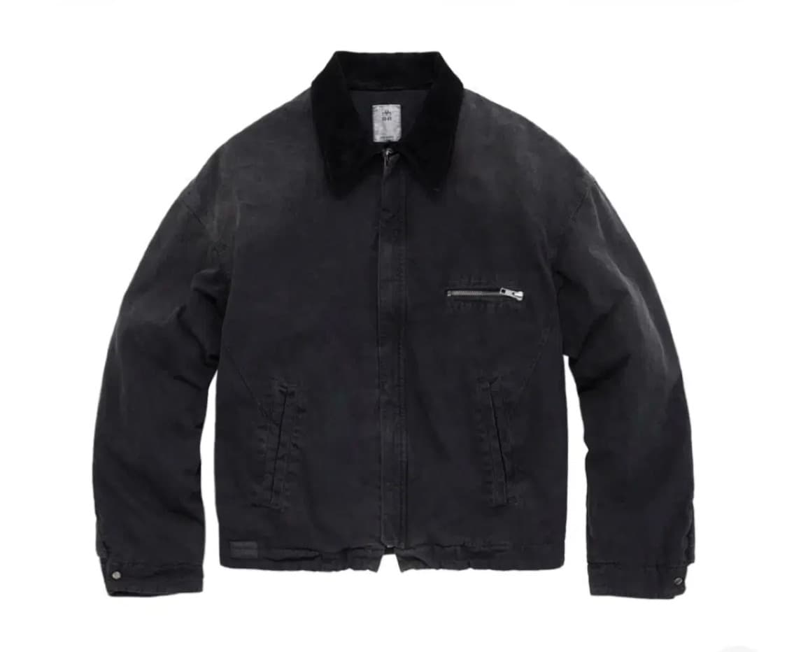 (3) 폴리테루 패디드 워크 자켓 다크 퍼플 잉크 상품이미지1