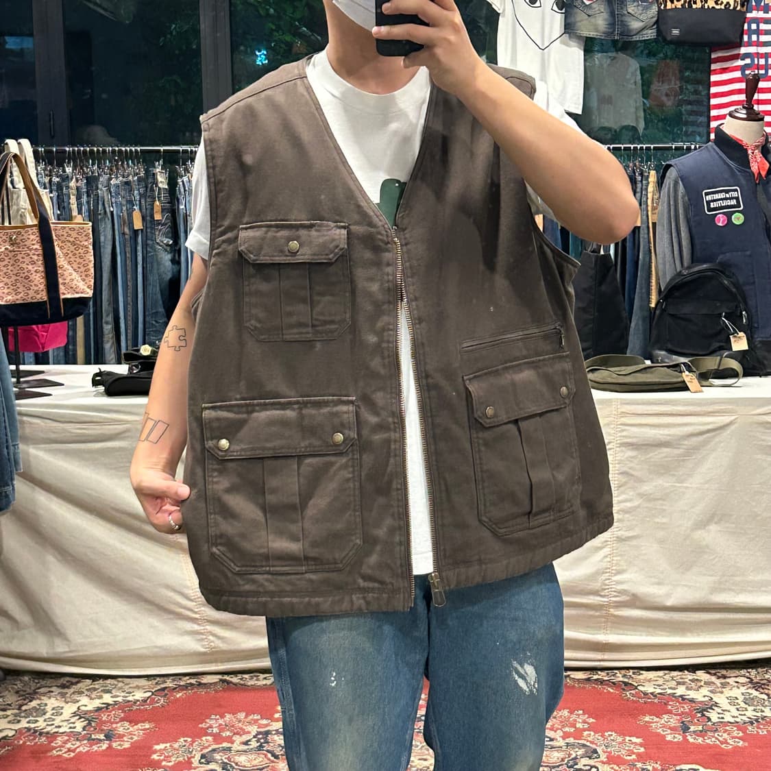 XXXL) DULUTH 워크웨어 멀티포켓 셰르파 베스트 조끼 상품이미지7