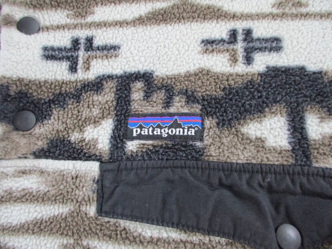 10s 파타고니아 신칠라 스냅-T 브라운/아이보리 상품이미지2