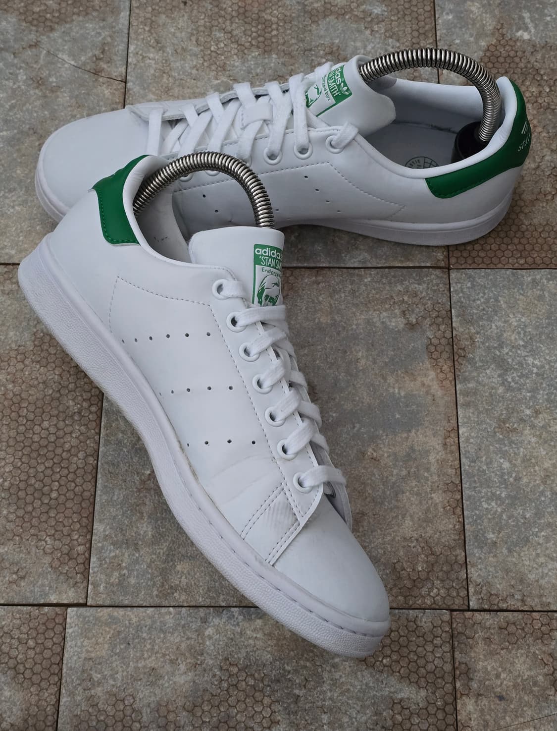 (260)아디다스 스탠스미스 화이트 그린 상품이미지4