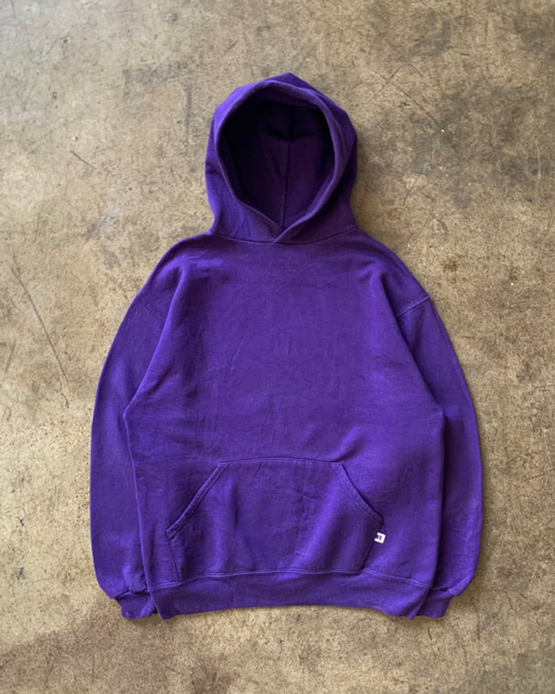 [L] 90s USA 빈티지 러셀 후드 퍼플 상품이미지1