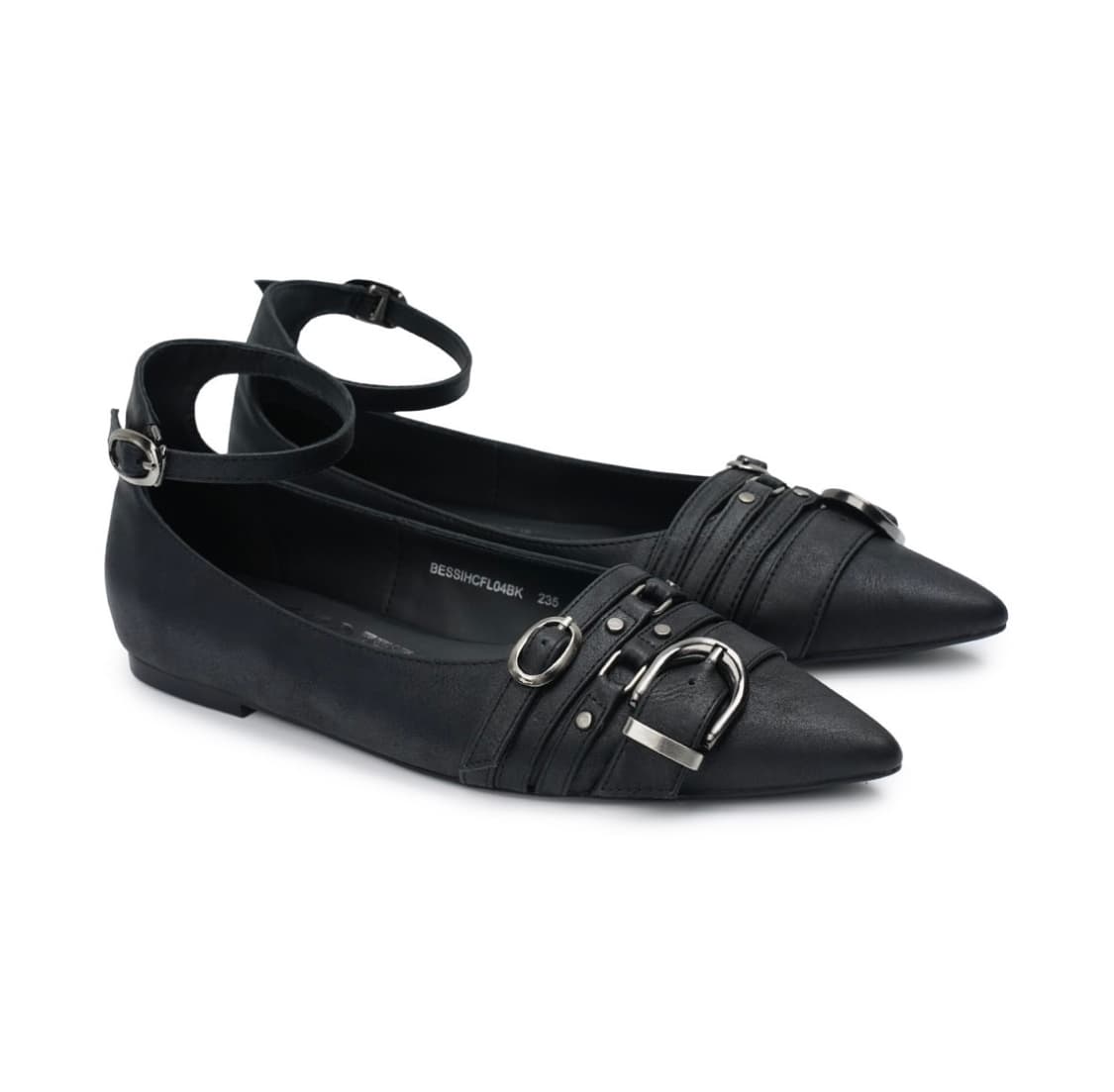 (미개봉)스틸레토 플랫 r. 904 steletto flats black 상품이미지1