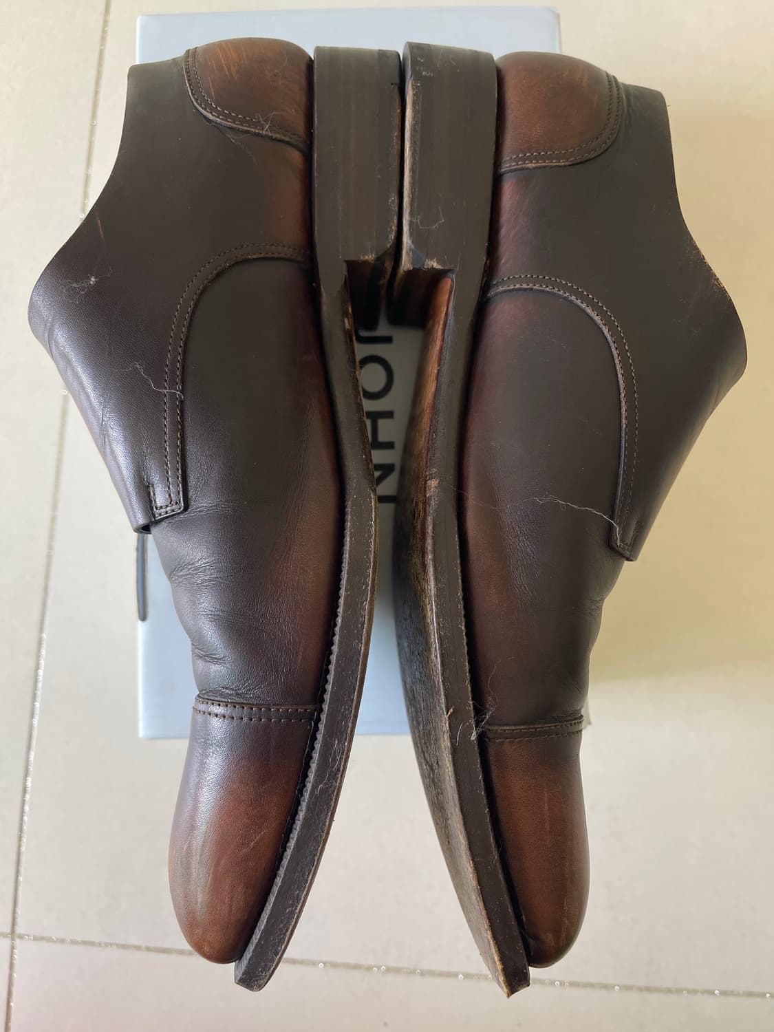 디스퀘어드2 투톤 몽크 스트랩 슈즈 42(270) 상품이미지3