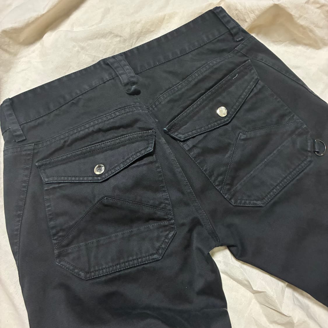 아르마니 익스체인지 슬림 블랙 팬츠 상품이미지5