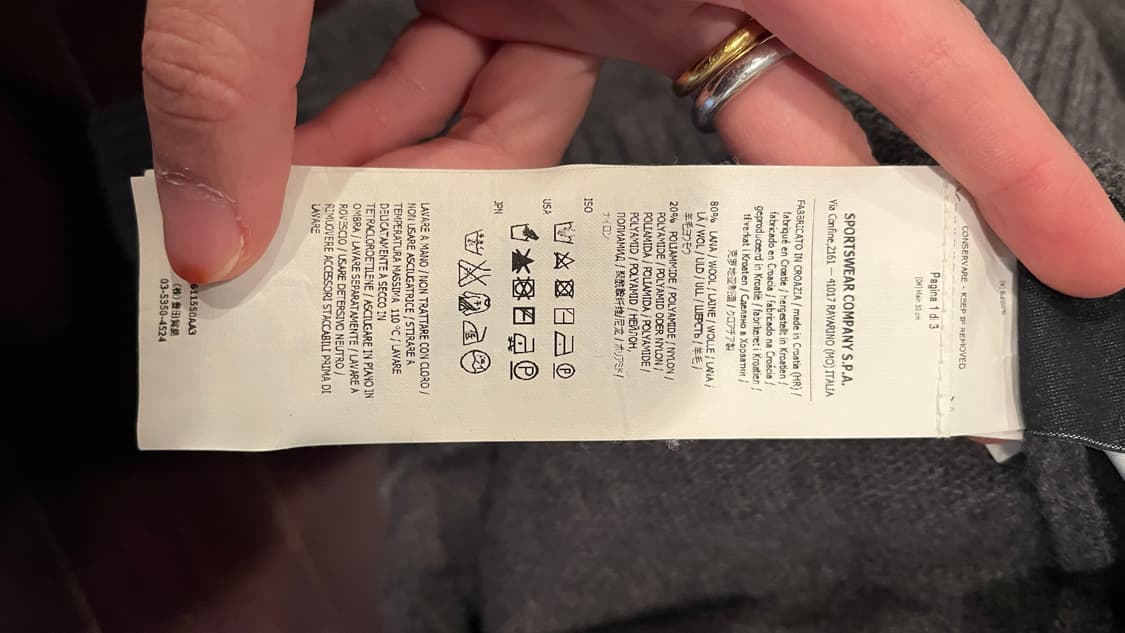 스톤아일랜드 여성 회색 니트 상품이미지4