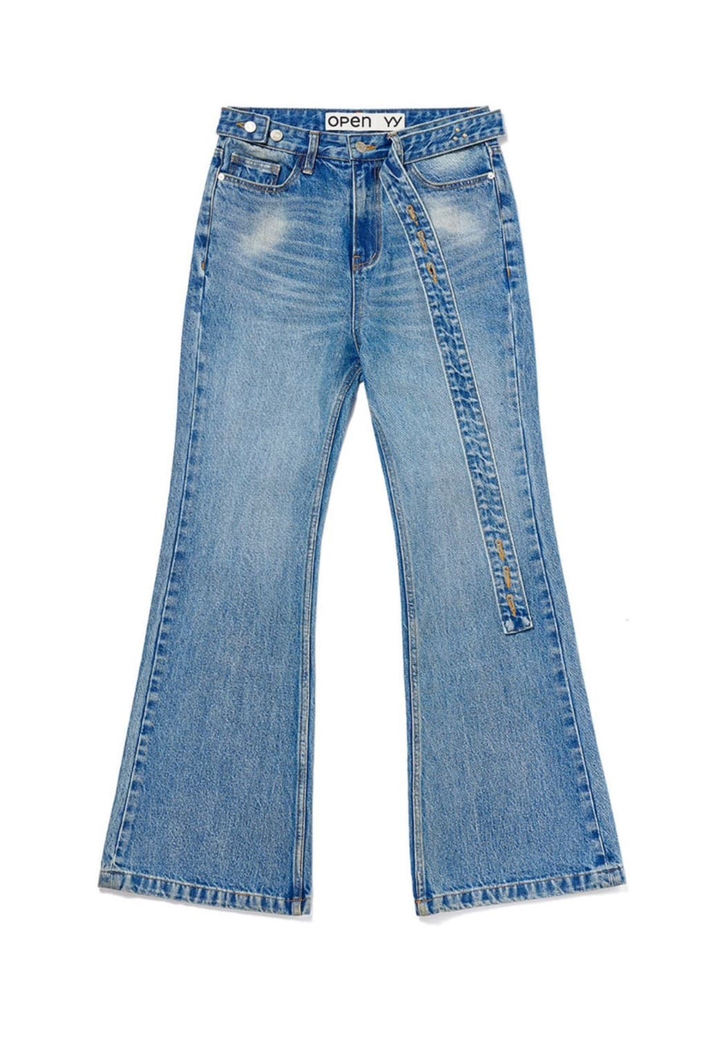 Open Yy 벨트 부츠컷 진(슬기 착용) 상품이미지1