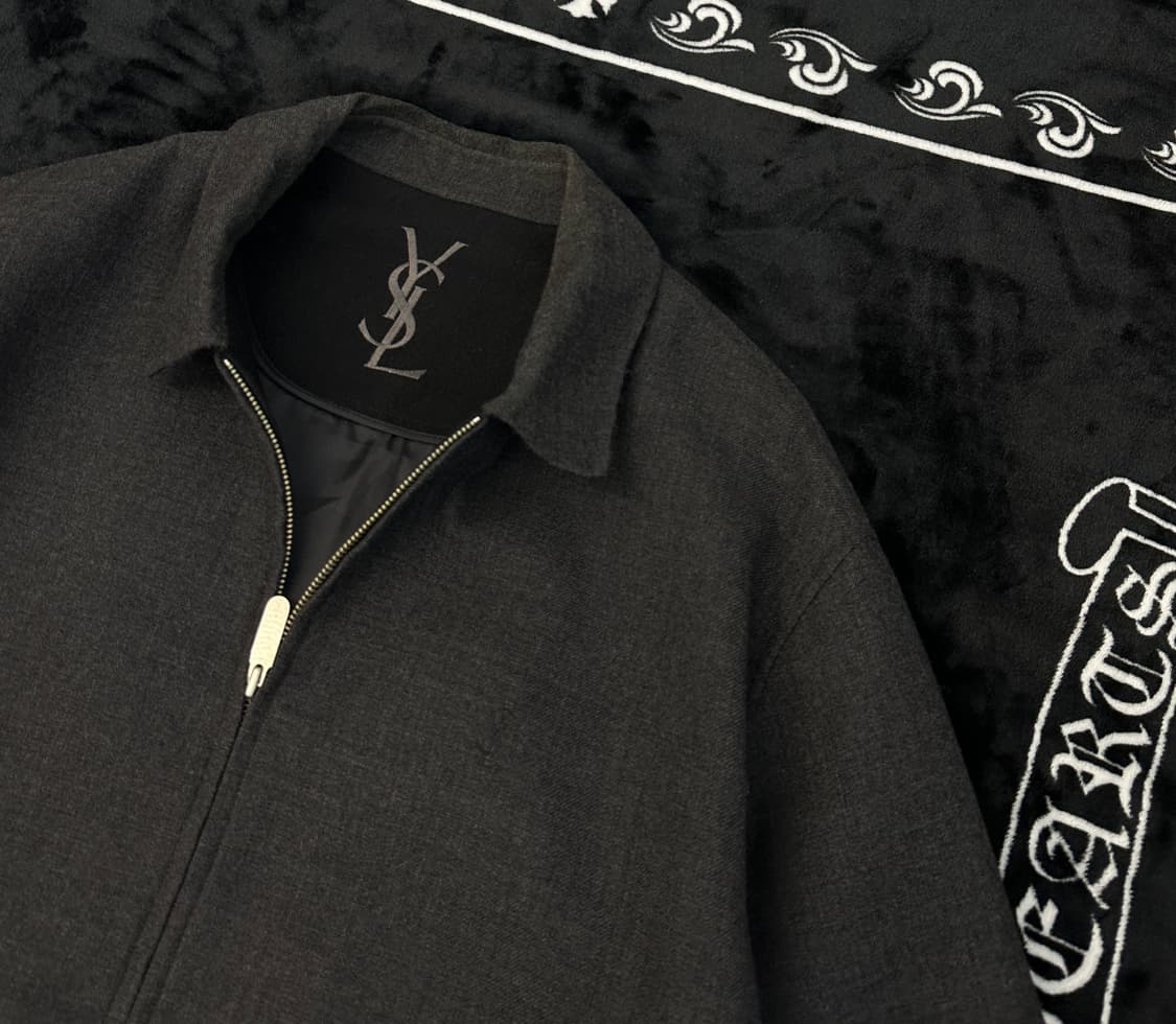 YSL 입생로랑 다크그레이 미니멀자켓 110 상품이미지2