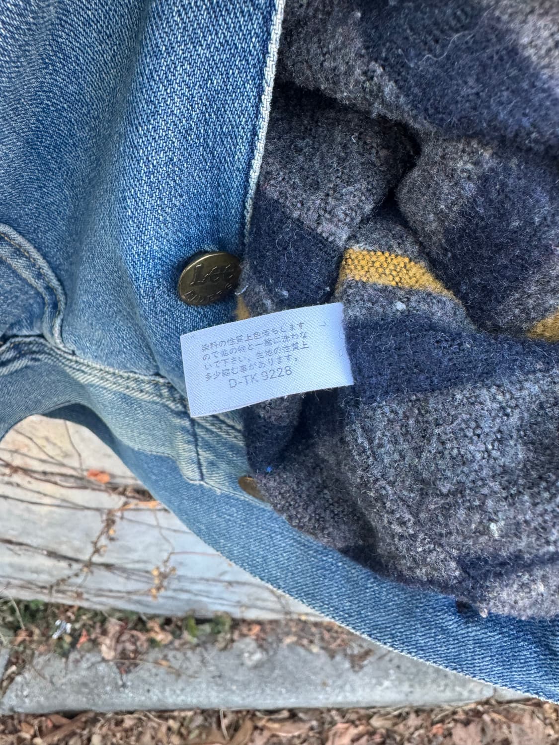 Lee japan 60s 101j 스톰라이더 복각 데님 트러커 자켓 상품이미지7