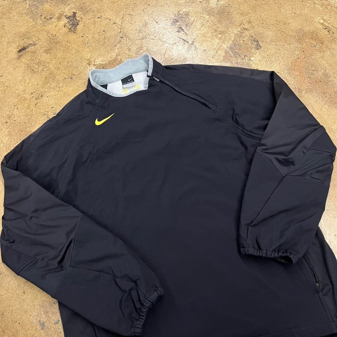 [정품/XL] 나이키 블랙 바람막이 하프집업 b16 상품이미지1